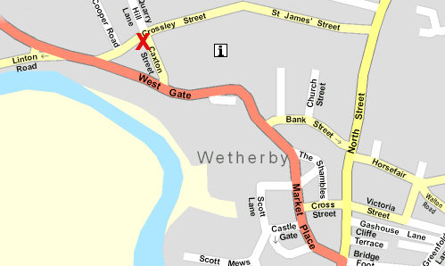 Map of the Wetherby Film Theatre